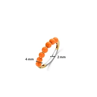 Beady Orange Ring
