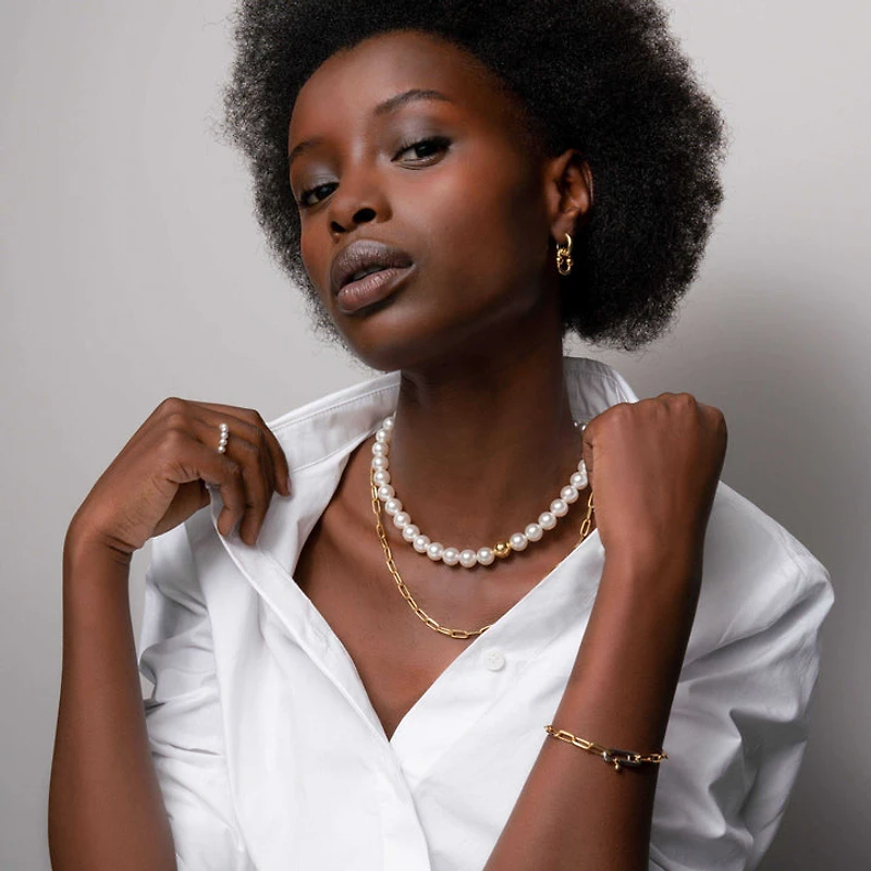 Beady Pearl Ring
