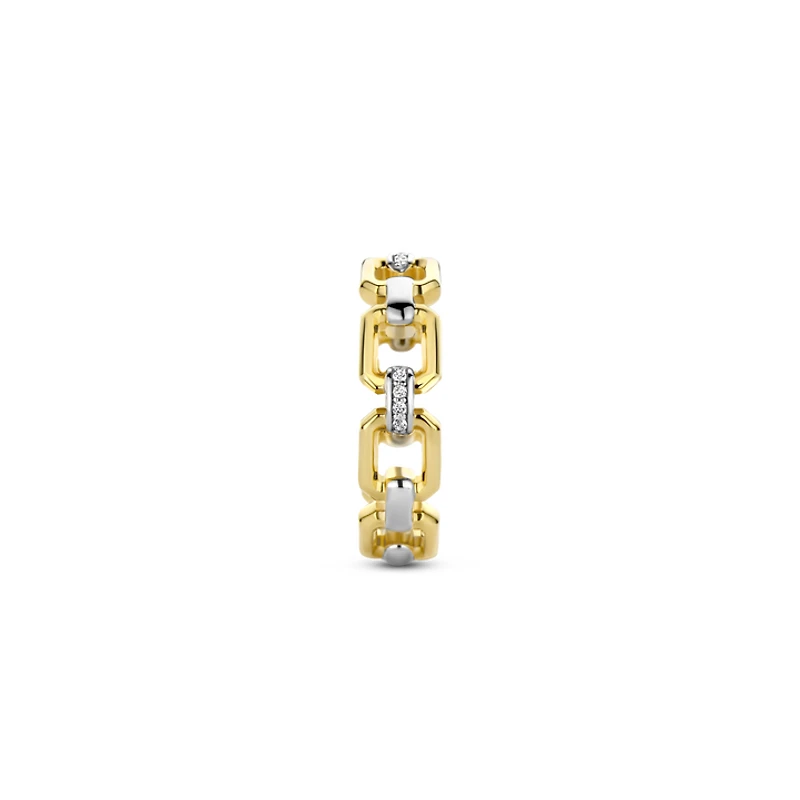 Classic Edge Rectangle Link Ring