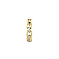 Classic Edge Rectangle Link Ring