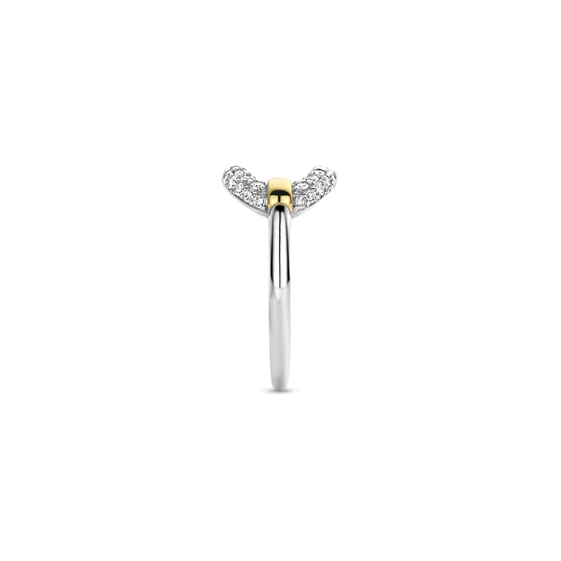 Classic Edge Pave Ring