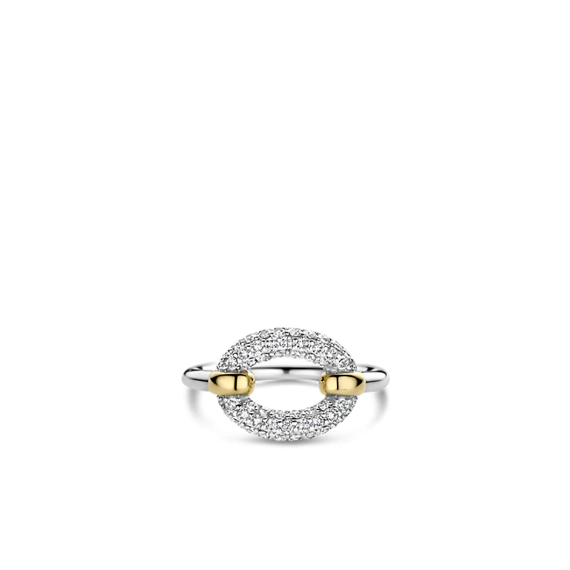Classic Edge Pave Ring