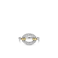 Classic Edge Pave Ring