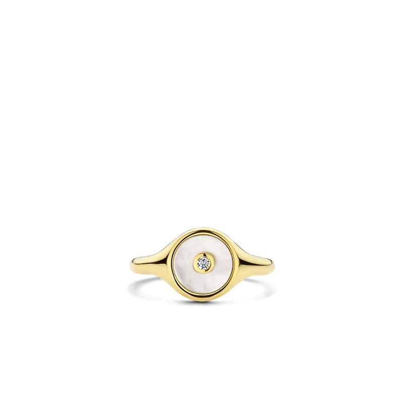 Celestial Mother Pearl Round Ring