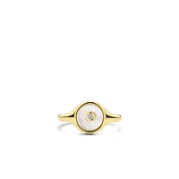 Celestial Mother Pearl Round Ring