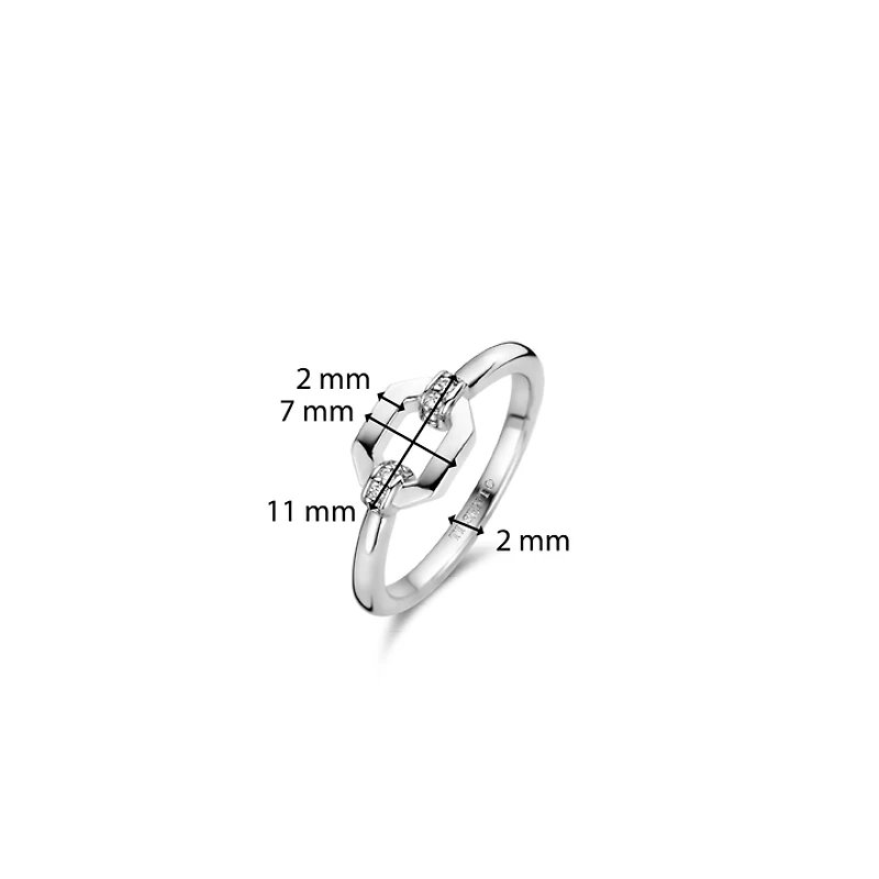 Reflexions Silver Ring