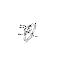 Reflexions Silver Ring