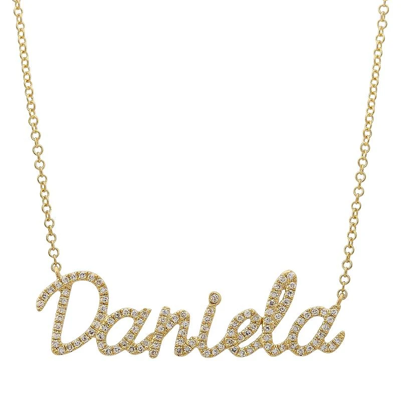 Custom Diamond Name Necklace