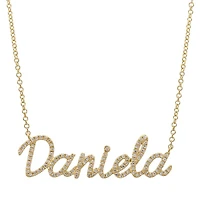 Custom Diamond Name Necklace