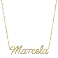 Custom Diamond Name Necklace