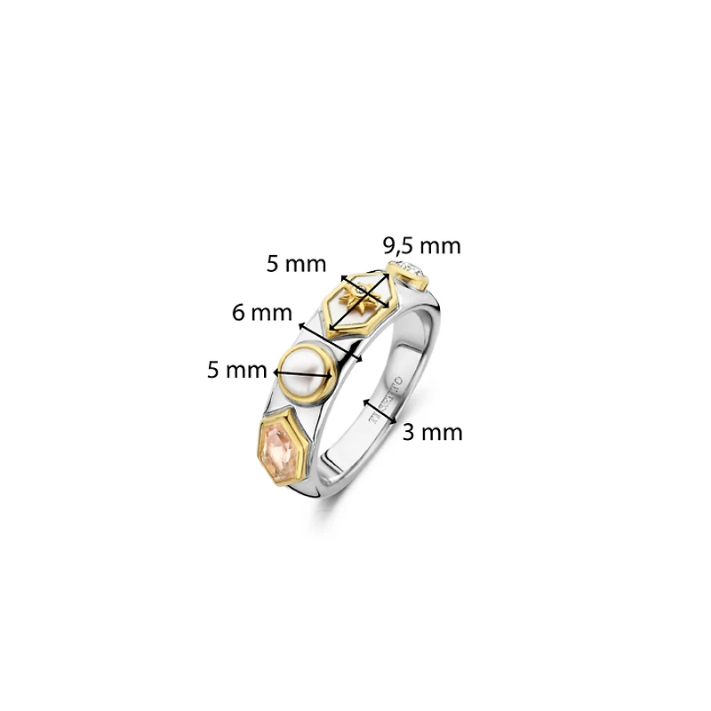 Celestial Peach Stellar Ring