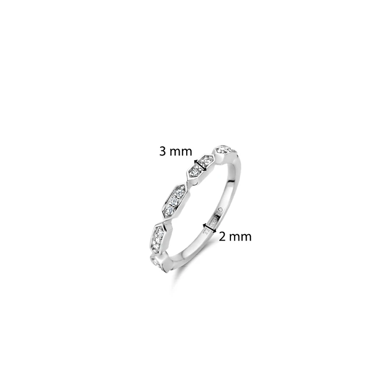 Reflections Pave Ring