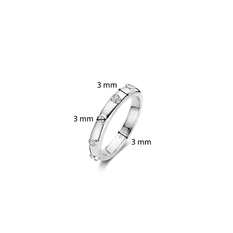 Spots Silver Ring