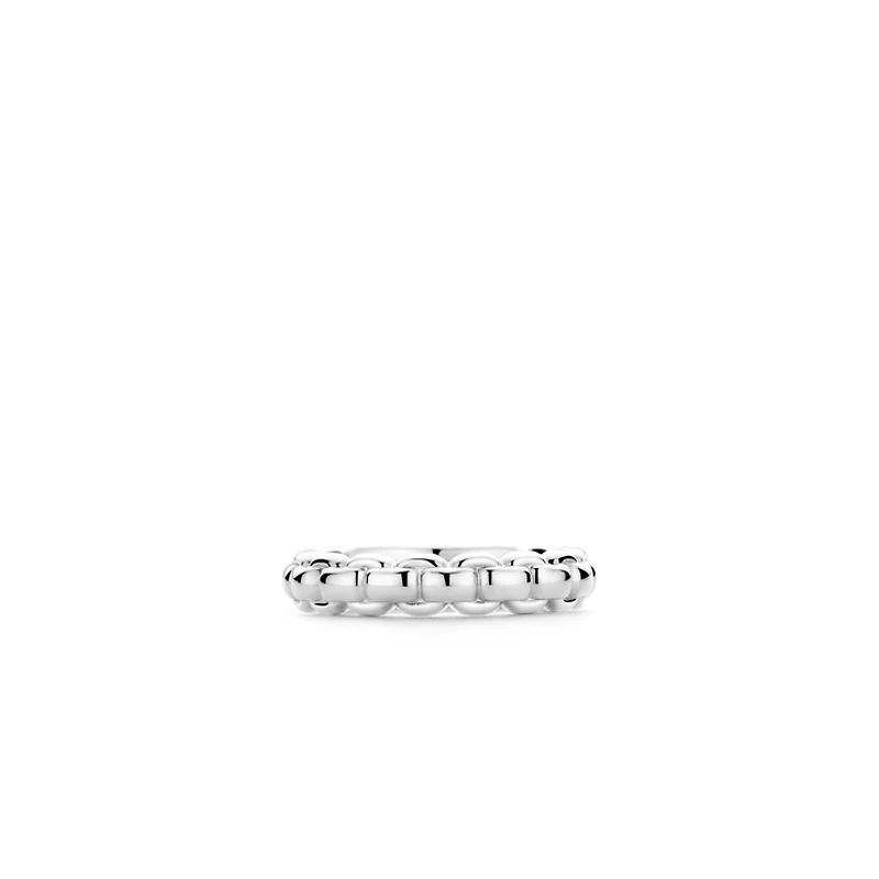 Box Chain Silver Ring