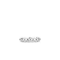 Box Chain Silver Ring