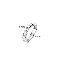 Box Chain Silver Ring