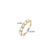 Pearl Cluster Golden Ring