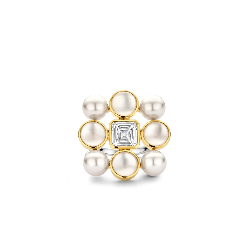 Pearl Cluster Large Ring