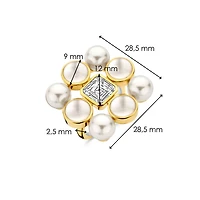 Pearl Cluster Large Ring