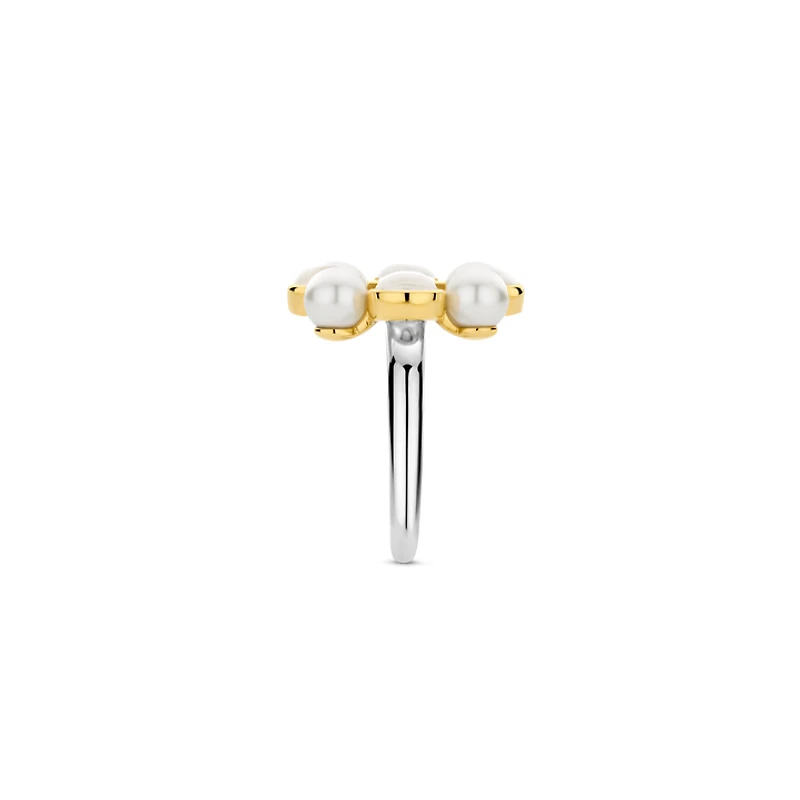 Pearl Cluster Small Ring