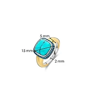 Cushion Turquoise Large Ring