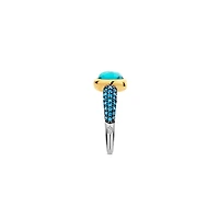 Cushion Turquoise Small Ring