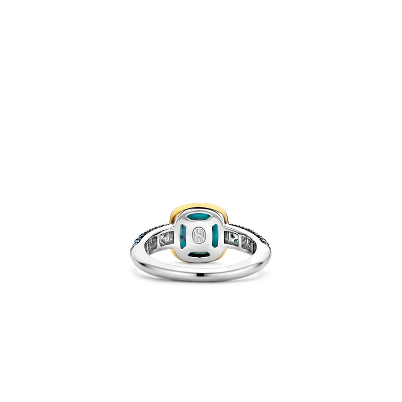 Cushion Turquoise Small Ring