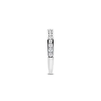 Channel Set Silver Ring
