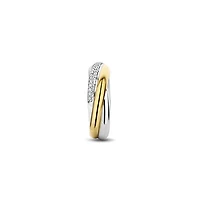 Trinity Crossover Two Tone Ring