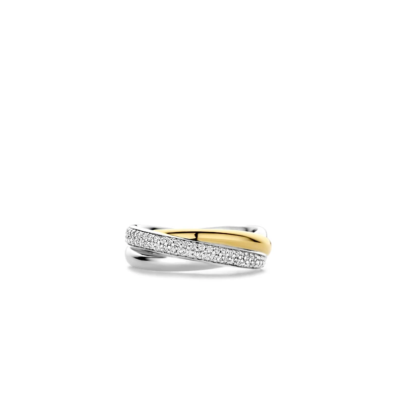 Trinity Crossover Two Tone Ring