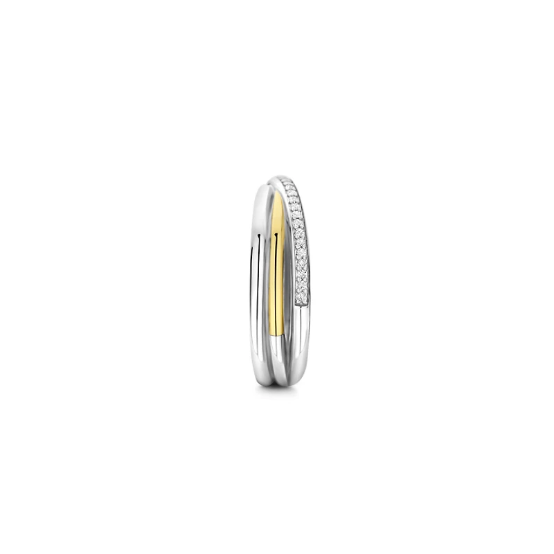 Entwined Two Tone Ring