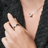 Entwined Two Tone Ring