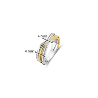 Entwined Two Tone Ring