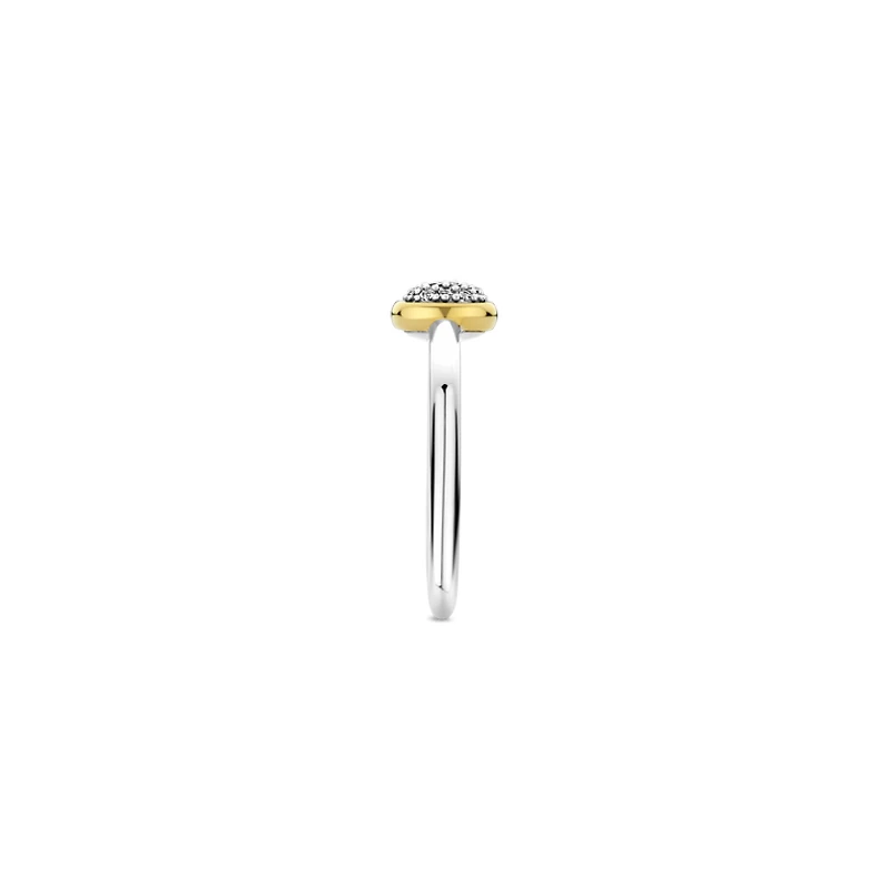 Pave Cushion Ring