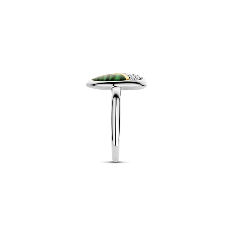 Amulet Scarab Malachite Ring
