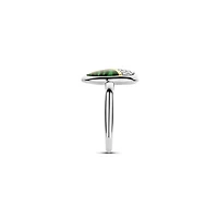 Amulet Scarab Malachite Ring