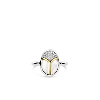Amulet Scarab Quartz Ring