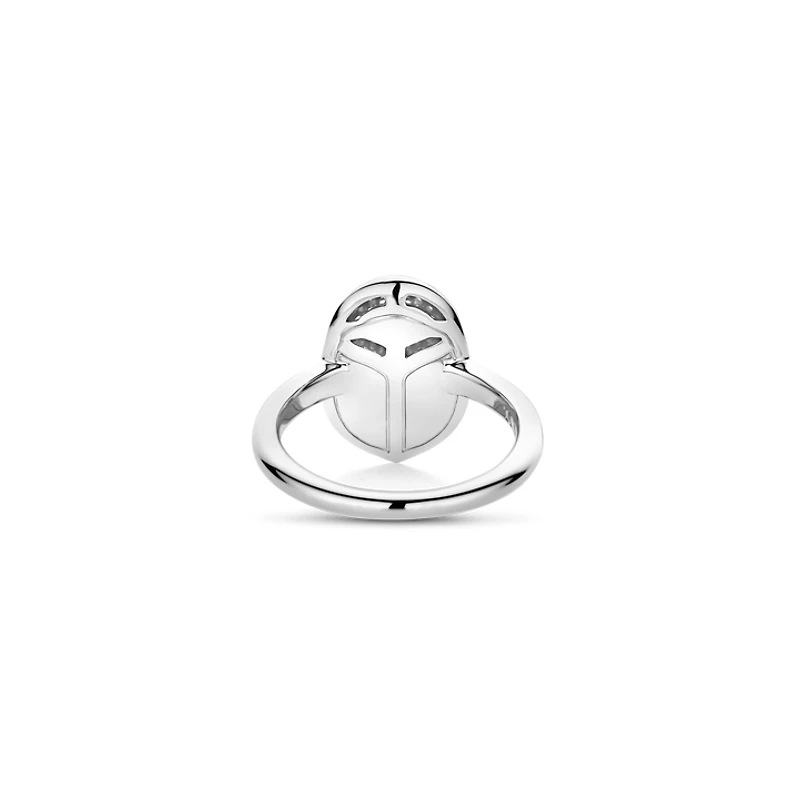 Amulet Scarab Quartz Ring