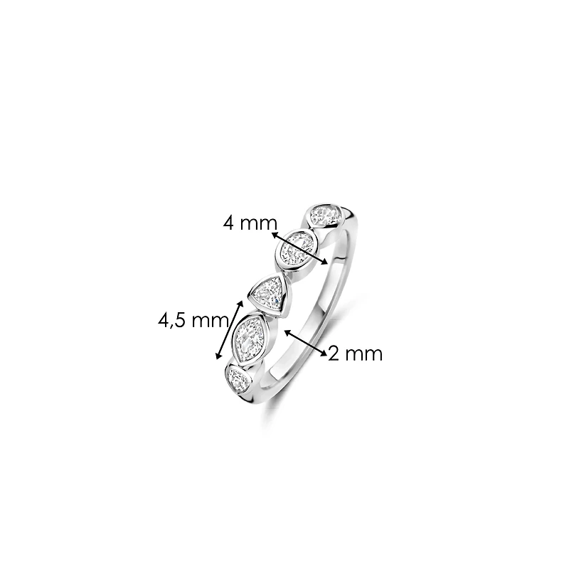 Multi Shape Zirconia Ring