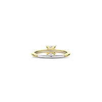Solitaire Elegance Golden Ring