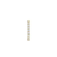 Classic Eternity 2.5MM Zirconia Golden Ring