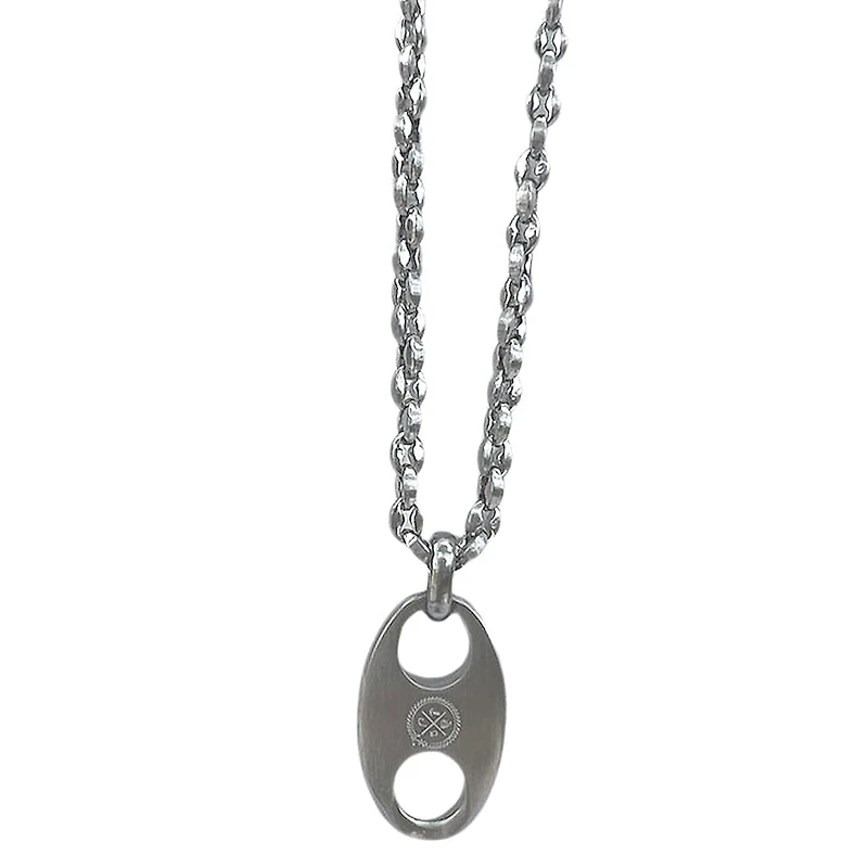 Mariner Chain with Pendant Steel Necklace