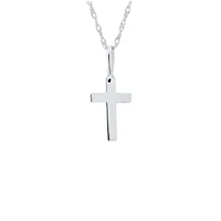 Baby Cross White Gold Necklace