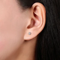 .11ct Diamond Flower Stud Earrings
