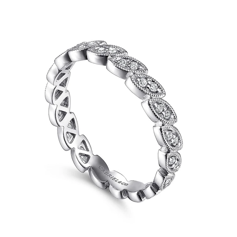 Leaves Diamond Ring