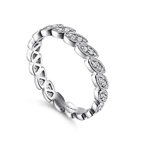 Leaves Diamond Ring