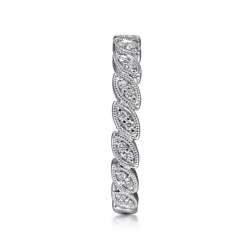 Leaves Diamond Ring