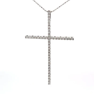 Iconic Diamond Cross Pendant