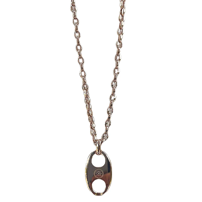 Mariner Chain with Pendant Steel Necklace