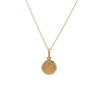 Virgin Mary 11MM Round Pendant